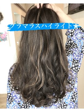 グランジュテ(grandjute) レイヤーカット★ハイライト★白髪ぼかし★髪質改善★カット