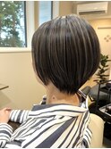 白髪ぼかしハイライト