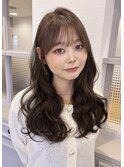 顔まわりカット×韓国ヘア