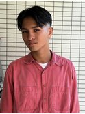 #MEN’S HAIR#サーフカール#刈り上げセンターパート#フェード