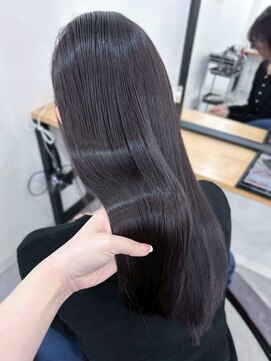 ソヨン 名駅2号店(SOYON) ロングレイヤー/黒髪/アッシュグレー/ラベンダーアッシュ/430