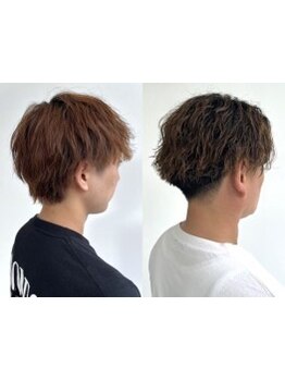 メンズカット&パーマが人気の大野城春日の美容室【メンズカット+眉毛カット￥4,200】駐車場完備/大野城駅