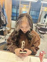 ジャンクス 千葉(junks)&nbsp;フェイスフレーミング/インナーカラー/HMARI