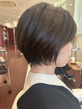 丸みショートボブ