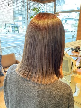 縮毛矯正×イルミナカラー