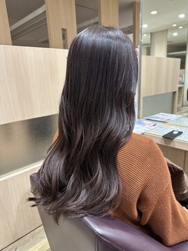 レーブバイファースト(reve by first) ブリーチ有＊ダークラベンダー