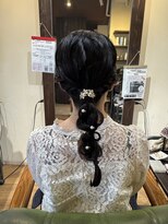 ラスターフレンズ(Luster Friends) アレンジ/編みおろし/ナチュラル/大人かわいい