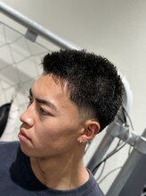 フランクスバーバーリベラルド 横浜(FRANK'S BARBER LIBERALD)&nbsp;MEN’S HAIR/BUZZ CUT/テーパーフェード/スパイキーショート　U