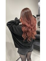 ヘアーデザイン ジェルム(Hair Design germe)&nbsp;レッドブラウンプルエクステ #しのだスペシャル
