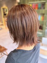 メイキー 本厚木(MA-IKI) ミディアムレイヤーボブ/くびれボブ白髪ぼかし/メイキー本厚木