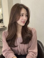 テーラヘアー 南柏店(TELAHAIR)&nbsp;【大人可愛い】ブラウンベージュ×レイヤーカット