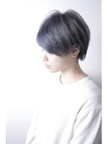 ヘアーメイクジェンテ(hair make gente)&nbsp;レイヤーボブ☆ダークシルバー