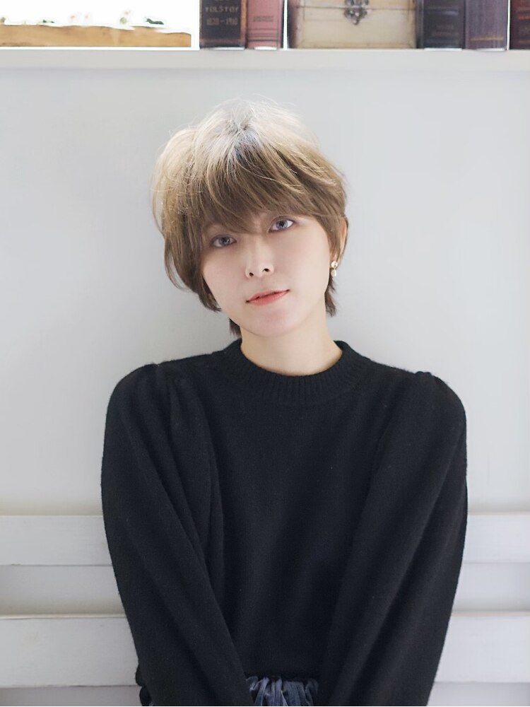 骨格診断ストレート/20代30代40代/ふんわり大人ショート：L055276847 