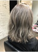 【西野】プラチナベージュカラー