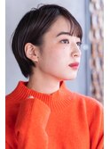Chlom☆新宿 ハイライトベージュイルミナカラーハンサムショート