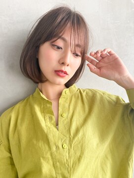 アメリ 新宿(Ameri) Ameri 透け感ニュアンスボブ　イルミナカラー　【新宿】