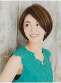 美シルエット小顔大人ボブ