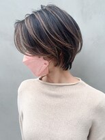 アイティーバイアルバム 下北沢店(IT by ALBUM)&nbsp;ショートハイライト_ホワイトグレージュネビージュ_ba392151