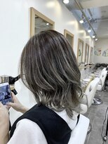 カノープス ヘアアンドメイクアップ(Canopus hair&make up) ハイライトカラー×シアーグレージュ[グレージュカラー]