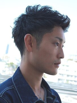 キングマンバーバー 田町店(KING MAN BARBER) ツーブロックパーマ<メンズ><理容室>