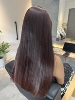 エニー(ENii) 8lvピンクブラウン・ワンレングスロング