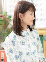 カバーヘア ブリス 志木南口駅前店(COVER HAIR bliss)&nbsp;★ミルクティーアッシュ前下がりエアストレート20代30代40代★9