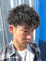 メンズココ 清澄白河店(MENS COCO)&nbsp;ツイストスパイラルパーマ波巻きスパイラルパーマツーブロック