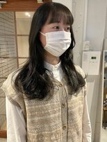 コフィー バイ メルト 吉祥寺(cofy by melt)&nbsp;【松本咲花】韓国風透明感オリーブグレージュ暗髪就活カラー