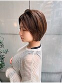 大人ショート/レイヤーくびれ