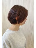 前上がりショートボブ