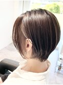大人ショート/インナーカラー/ハンサムショート/ショートカット