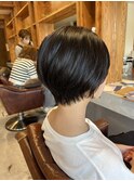 小顔補正立体カット×ナチュラル丸みボブ 10代20代30代40代50代