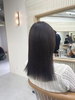 ニール シトロン 名古屋 伏見 丸の内(NEELU citron)&nbsp;【Neelu_cirron_hachi】ぱつっとミディアム　アッシュグレージュ