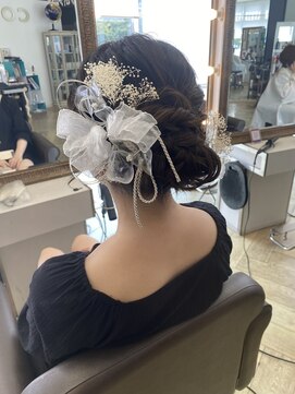 コワファースト 大分(COIFF1RST) 成人式/シニヨンスタイル