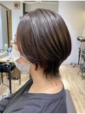 《前地 麻衣》ユニセックススタイルはネビージュが◎