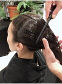 ▼モデル／Yukariさん 髪質改善ミルボントリートメント