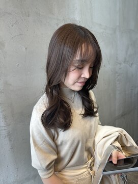 シアー(SHEER.) 髪質改善カラー×ベージュブラウン【表参道,青山,外苑前美容室】