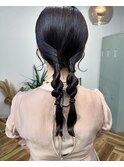 ツインテール/ヘアセット/お呼ばれセット/アレンジ