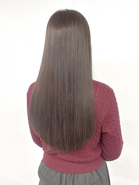 ノウハウ キョウト(KNOWHOW kyoto) ブリーチなしベージュ/艶髪ストレート/髪質改善