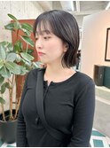 イメチェン/ホワイトブロンド/外ハネボブ/美髪/栄/矢場町c92