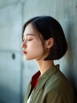 ピリオド(period.) グラデーションボブ/耳掛けボブ/ナチュラルボブ