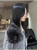 グレージュカラー/髪質改善/美髪/暗髪/レイヤーカット[恵比寿駅]