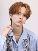 ニュアンスパーマダウンパーマ黒髪韓国マッシュツーブロック