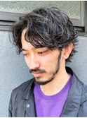 グランジパーマ無造作パーマスパイラルパーマ波巻きパーマ