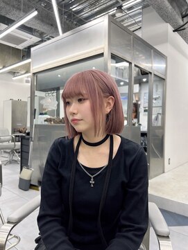 トゥルークリエイション 渋谷(True Creation) イメチェン/ホワイトブロンド/外ハネボブ/美髪/渋谷