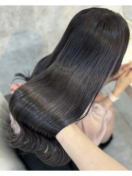 エス(Ess) 美髪/ワイドバング/ホワイトブロンド[髪質改善/ヘアセット/大宮]