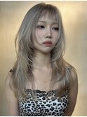 【GEEKS渋谷】ホワイトベージュ/ハイトーン/ブリーチ/秋カラー