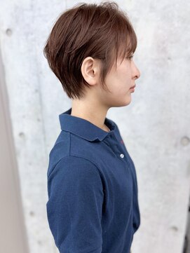 モリオ(morio) 耳掛けショート大人可愛いマッシュショート20代30代40代