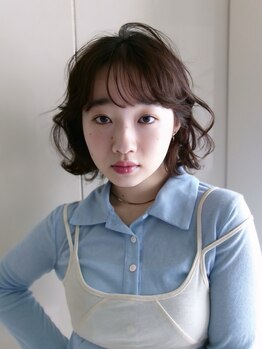 クリアーオブヘアー 栄南店(CLEAR of hair)の写真/【矢場町】似合わせを重視したカット技術に自信あり◎乾かすだけでキマる、ルーズな抜け感がgood♪