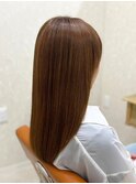 20代30代40代髪質改善カラーショコラブラウン艶感ロング